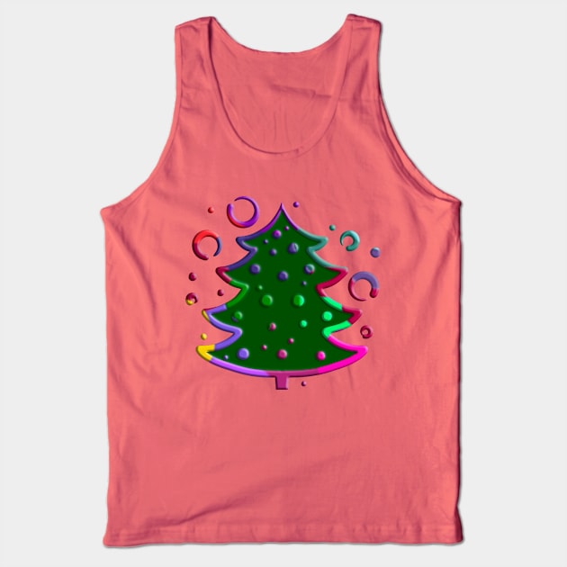 Christmas tree Tank Top by MashaVed